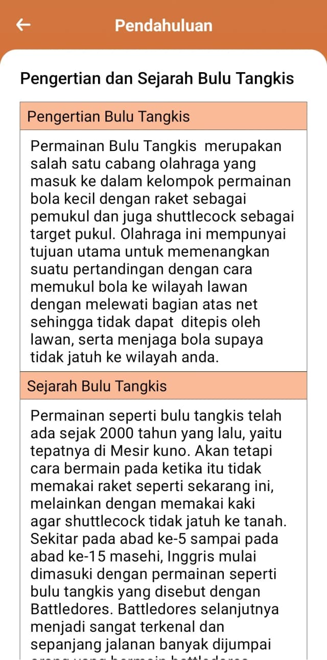 Ayo Belajar Badminton screenshot 5