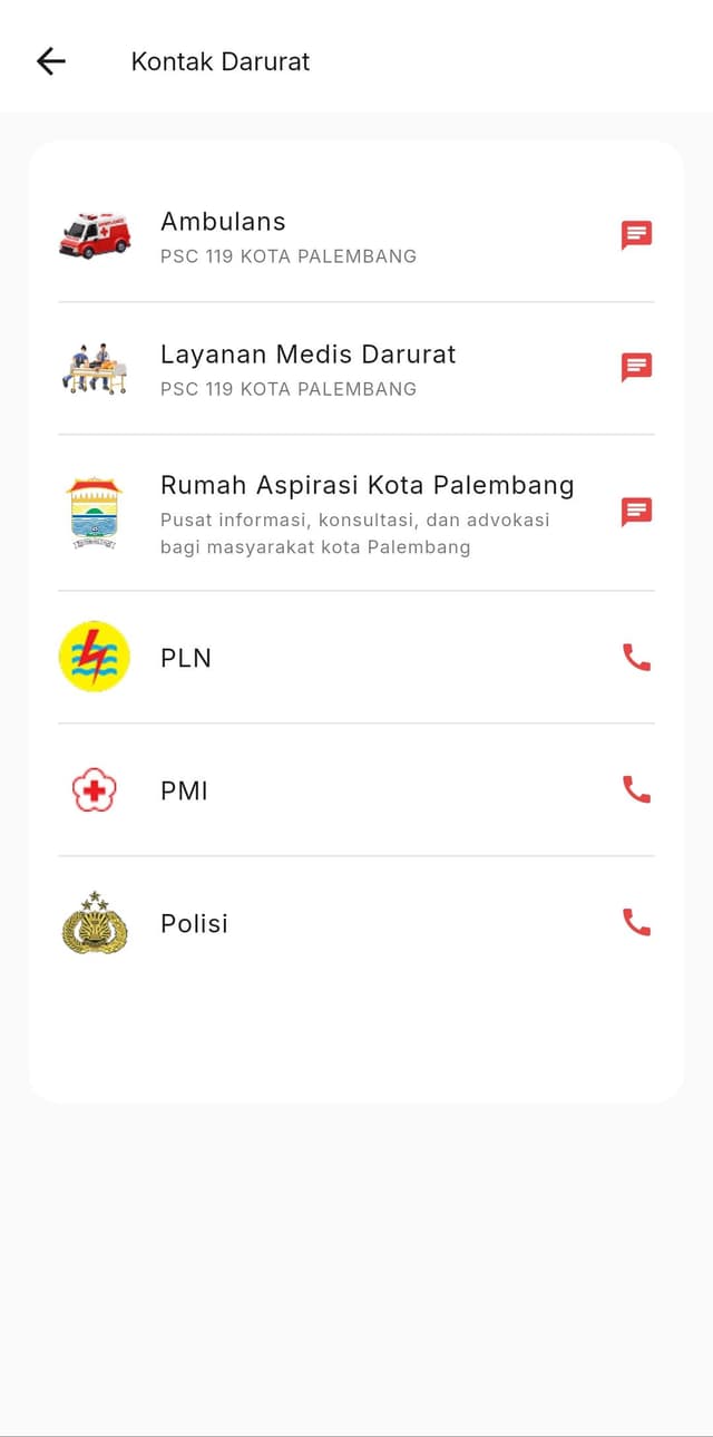 Halo Palembang screenshot 2